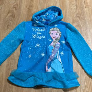 コストコ(コストコ)のCostco   アナと雪の女王　裏起毛スウェットパーカー　130(Tシャツ/カットソー)