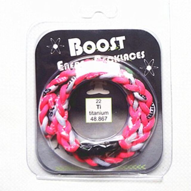 【新品】☆BOOST　titaniu☆チタン スポーツネックレス レディースのアクセサリー(ネックレス)の商品写真