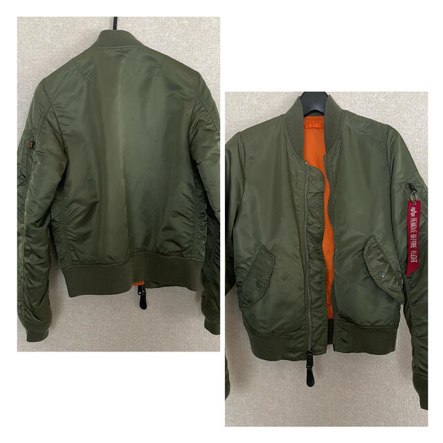 ALPHA INDUSTRIES(アルファインダストリーズ)の【alpha industries】MA-1 レディースMサイズ メンズのジャケット/アウター(フライトジャケット)の商品写真