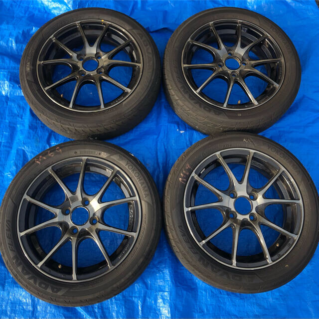 Weds sport SA-10R タイヤ4本付き15インチ15x5Jオフセット45タイヤ