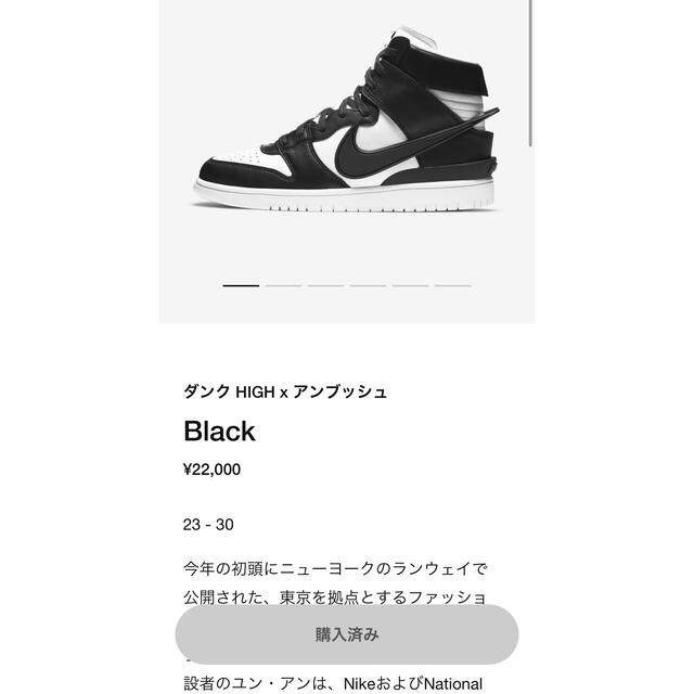 NIKE(ナイキ)のナイキ　アンブッシュ　ダンク　28センチ メンズの靴/シューズ(スニーカー)の商品写真