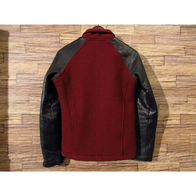 □ 定価7万 DELAY by win&sons 袖 ディアスキン スタジャンM □ 定価7万 DELAY by win&sons 袖 ディアスキン スタジャンM