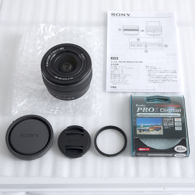 SONY SEL2860＋保護フィルター