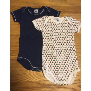 プチバトー(PETIT BATEAU)のpetit bateau ✳︎ ボディ肌着　2枚組(肌着/下着)