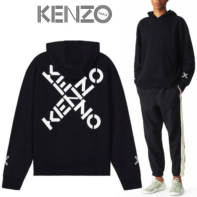 専用 10 KENZO ブラック Triple X パーカー size L