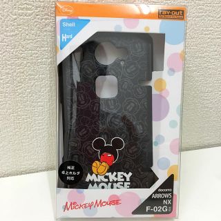 ディズニー(Disney)のディズニー♡スマフォケース黒×ミッキー(Androidケース)