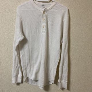 ユニクロ(UNIQLO)のUNIQLO メンズワッフルヘンリーネック(Tシャツ/カットソー(七分/長袖))