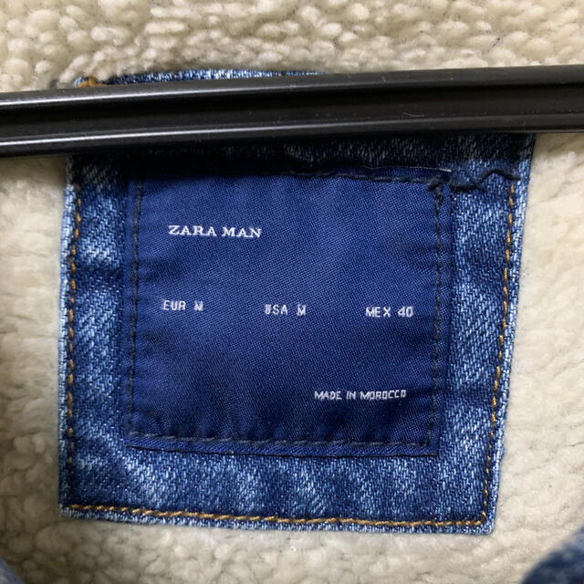ZARA(ザラ)のZARA ボアデニムジャケット　パワーパフガールズ メンズのジャケット/アウター(Gジャン/デニムジャケット)の商品写真