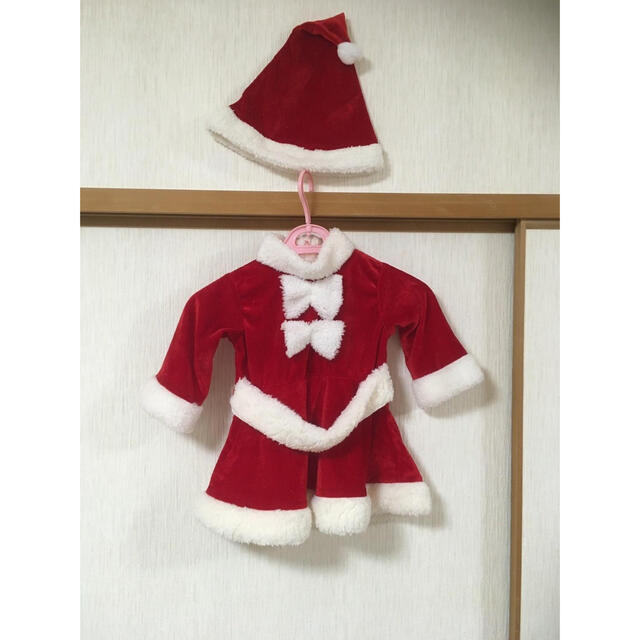 ベビー サンタ コスプレ クリスマス 子供服 可愛い サンタ コスチューム キッズ/ベビー/マタニティのキッズ服女の子用(90cm~)(ワンピース)の商品写真