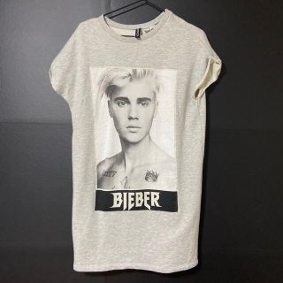 エイチアンドエム(H&M)のセール❗️JUSTIN BIEBER H&M シャツ(Tシャツ/カットソー(半袖/袖なし))