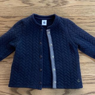 プチバトー(PETIT BATEAU)のずー様専用　プチバトー　キルティングジャケット　24m 86㎝(カーディガン/ボレロ)