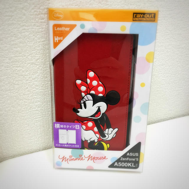 Disney(ディズニー)のディズニー♡スマフォケース赤×ミニー スマホ/家電/カメラのスマホアクセサリー(Androidケース)の商品写真