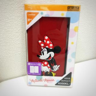 ディズニー(Disney)のディズニー♡スマフォケース赤×ミニー(Androidケース)