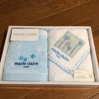 マリクレール(Marie Claire)のmarie claireゲストタオル2枚セット　お値下げしました。(タオル/バス用品)
