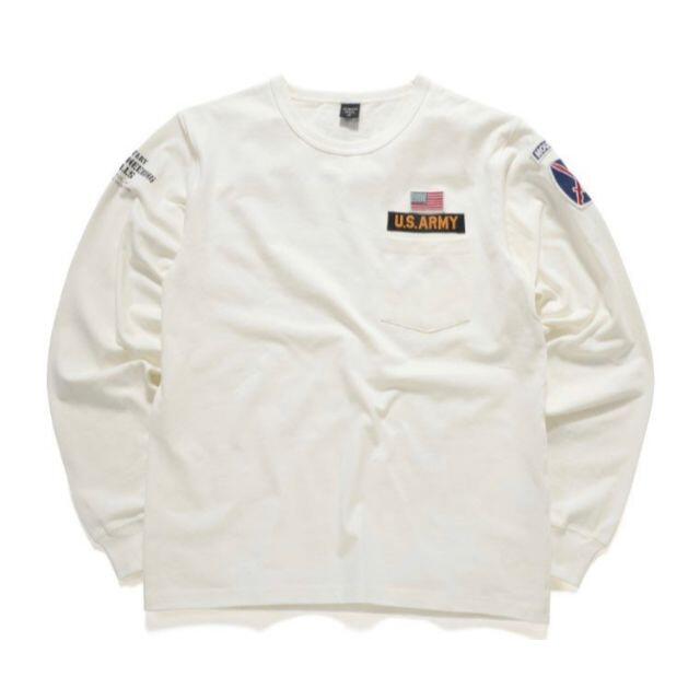 AVIREX(アヴィレックス)のAVIREX アヴィレックス Mt. PATCH CREW NECK T メンズのトップス(Tシャツ/カットソー(七分/長袖))の商品写真