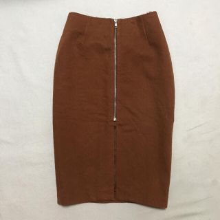 アクネ(ACNE)のAcne ハイライズ　スリットスカート　34(ひざ丈スカート)