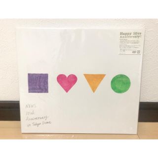 ニュース(NEWS)の美品　NEWS 10th Anniversary 初回仕様　DVD &おまけ付き(アイドル)