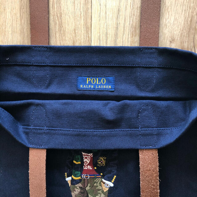 Ralph Lauren(ラルフローレン)のラルフローレン　最新作　ポロベア　ネイビー　トートバッグ エコバッグ レディースのバッグ(トートバッグ)の商品写真