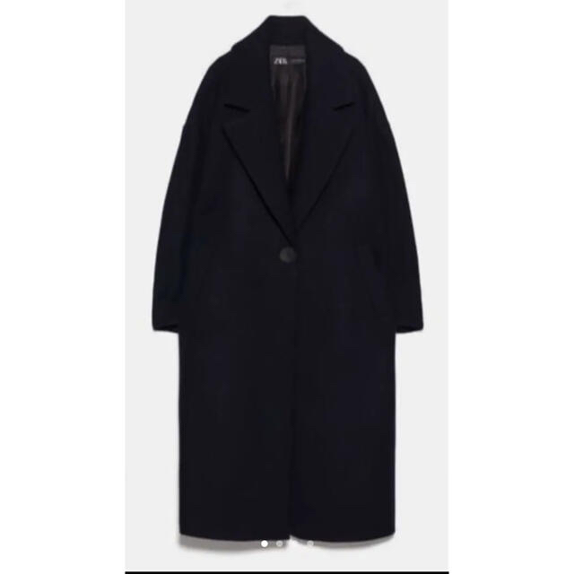 ZARA(ザラ)のZARA オーバーサイズ チェスターコート レディースのジャケット/アウター(チェスターコート)の商品写真