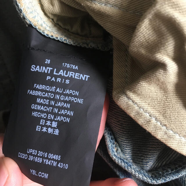 Saint Laurent(サンローラン)のサンローラン デストロイデニム メンズのパンツ(デニム/ジーンズ)の商品写真