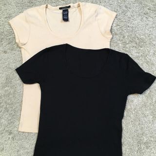 ギャップ(GAP)のユーネックTシャツ2枚組(Tシャツ(半袖/袖なし))