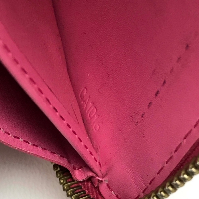 LOUIS VUITTON(ルイヴィトン)のルイヴィトン ラウンドファスナー長財布 M9147F モノグラムヴェルニ ピンク レディースのファッション小物(財布)の商品写真