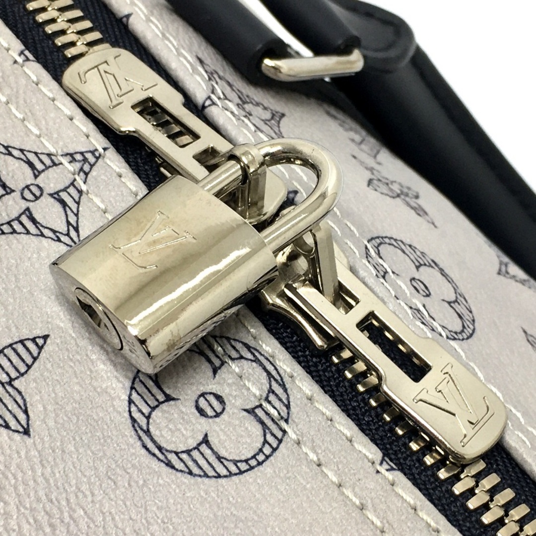 ルイヴィトン LOUIS VUITTON チャップマンブラザーズ キーポル45 M54130 モノグラム サバンナ  カバン バンドリエール ボストンバッグ モノグラムサバンナキャンバス ホワイト ホワイトグレー系