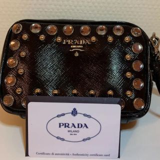 プラダ(PRADA)の☆PRADA ビジュー ショルダー サフィアーノ(ショルダーバッグ)