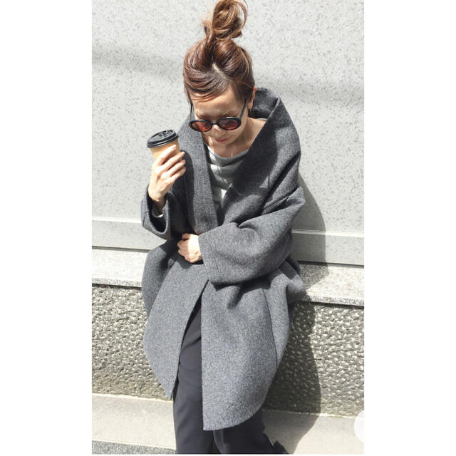 L'Appartement DEUXIEME CLASSE(アパルトモンドゥーズィエムクラス)のREALITY STUDIO Wool Cocoon Volume Coat レディースのジャケット/アウター(ガウンコート)の商品写真