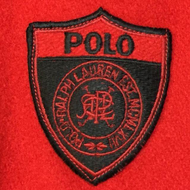 POLO RALPH LAUREN(ポロラルフローレン)の美品　Ｌ　ポロ ラルフローレン　牛革 メルトンウール　ヴィンテージ　スタジャン メンズのジャケット/アウター(スタジャン)の商品写真