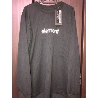 エレメント(ELEMENT)のelement メッシュTシャツ　黒　白(Tシャツ/カットソー(七分/長袖))