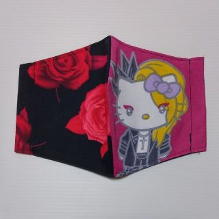 yoshikittyマスクカバー 薔薇 大きいサイズ 立体マスクカバー(その他)
