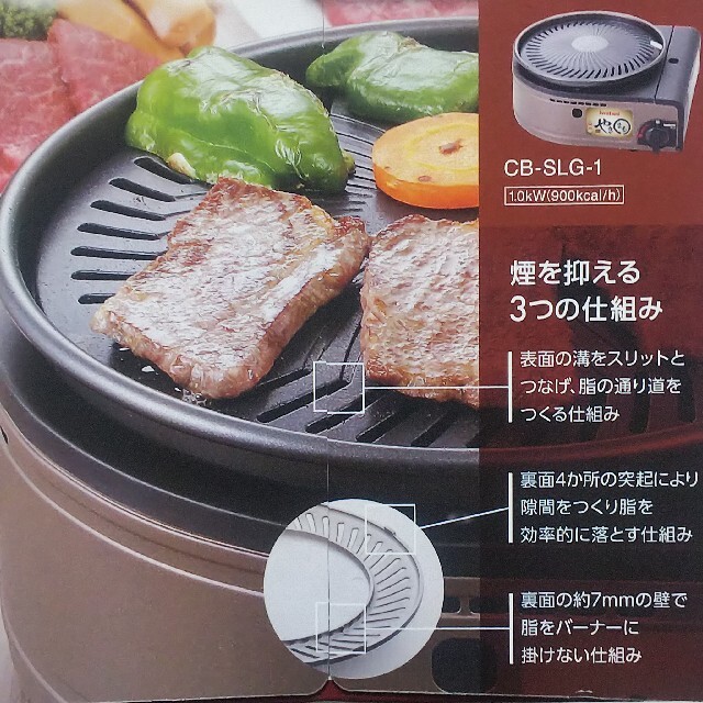 Iwatani(イワタニ)のイワタニ やきまる Iwatani 焼き肉プレート  新品未使用品 送料無料 スマホ/家電/カメラの調理家電(ホットプレート)の商品写真