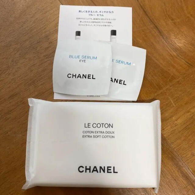 CHANEL(シャネル)のCHANEL ブルーセラム サンプル コットン コスメ/美容のスキンケア/基礎化粧品(美容液)の商品写真