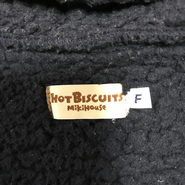 HOT BISCUITS(ホットビスケッツ)のミキハウス　ポンチョ　ダッフル キッズ/ベビー/マタニティのベビー服(~85cm)(ジャケット/コート)の商品写真