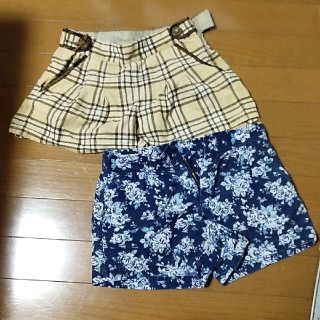 エニィファム(anyFAM)のショートパンツ❓２点セット　130(パンツ/スパッツ)