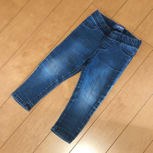 Old Navy(オールドネイビー)のサイズ 90＊デニム レギンス＊old navy キッズ/ベビー/マタニティのキッズ服女の子用(90cm~)(パンツ/スパッツ)の商品写真