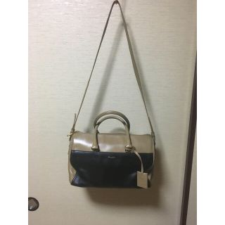 綺麗め????SAINT LAURENT PARISバイカラーダッフル2wayバッグ