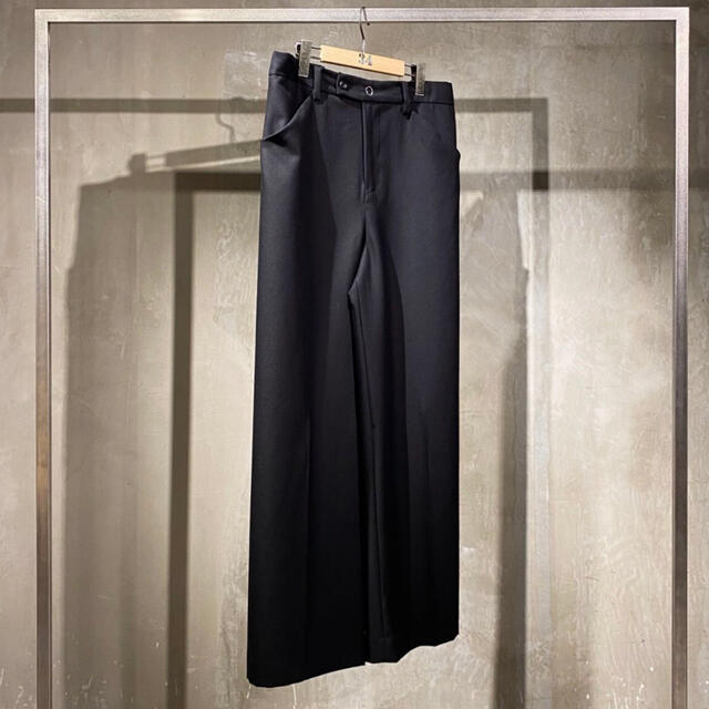 SUNSEA Thickeded Wide Pants Black | angeloawards.com
