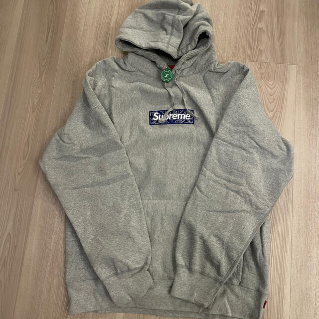 supreme bandana box logo heather gray