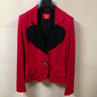 ヴィヴィアンウエストウッド(Vivienne Westwood)の美品ラヴジャケット(テーラードジャケット)