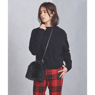 ユナイテッドアローズ(UNITED ARROWS)の☆美品☆ユナイテッドアローズ フォックス クルーネック ニット(ニット/セーター)