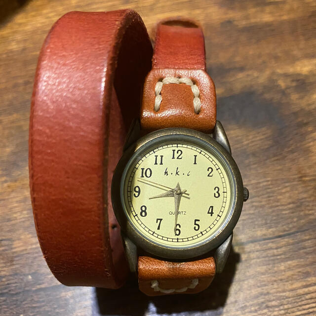 ホークカンパニー/レザー腕時計 レディースのファッション小物(腕時計)の商品写真