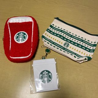 スターバックスコーヒー(Starbucks Coffee)のスターバックス 2020クリスマスポーチ･パスケースセット(ポーチ)