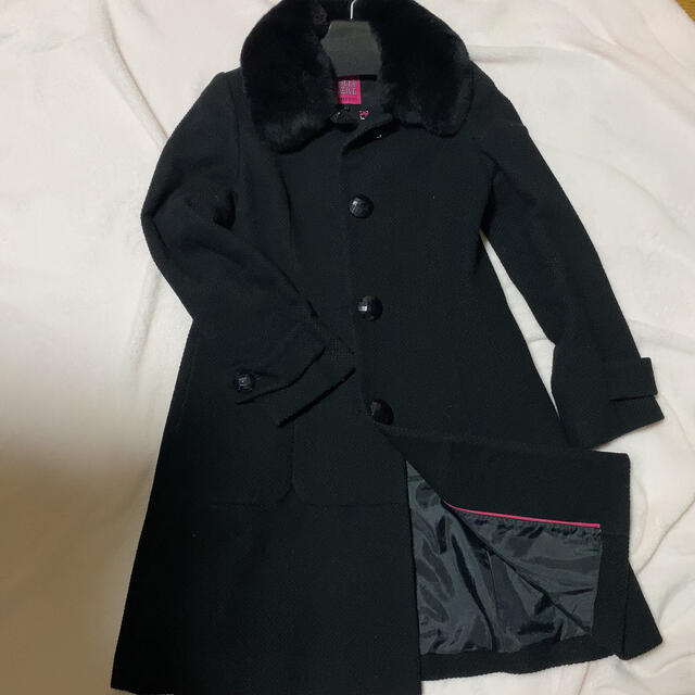 定価7万円♡レッキスファー♡ドーリーガール♡アンゴラ混コート 定価7万円♡レッキスファー♡ドーリーガール♡アンゴラ混コート