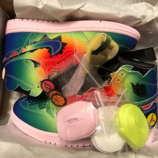 ナイキ(NIKE)のj balvin aj1 air jordan 26cm(スニーカー)