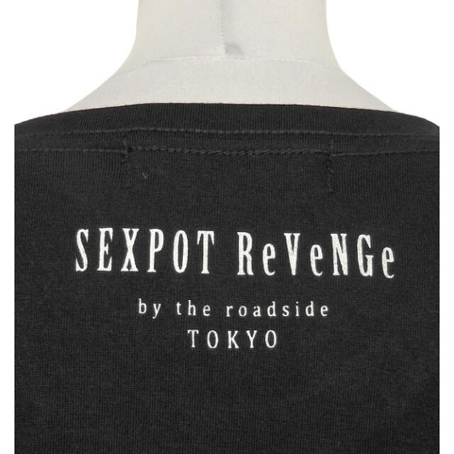 SEX POT ReVeNGe(セックスポットリベンジ)の未使用　SEXPOT シャーリングロングスリーブカットソー レディースのトップス(カットソー(長袖/七分))の商品写真