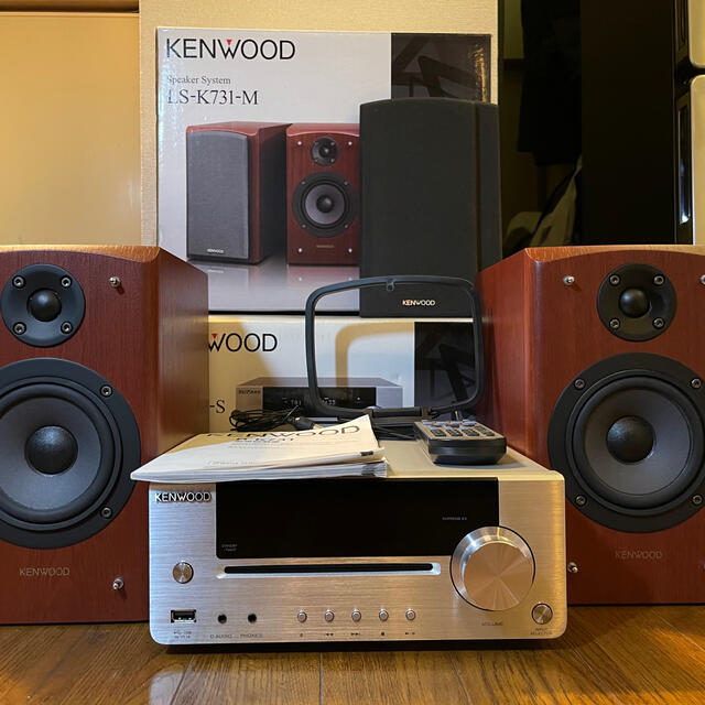 【美品】KENWOOD R-K731-SとLS-K731-Mセット