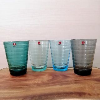 イッタラ(iittala)のイッタラ アイノアアルト ハイボール グラス 4点セット 新品 未使用(グラス/カップ)