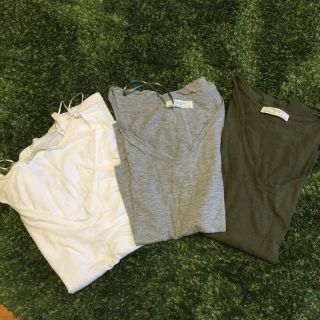 ザラ(ZARA)のZARA Vネック三点セット(Tシャツ(半袖/袖なし))